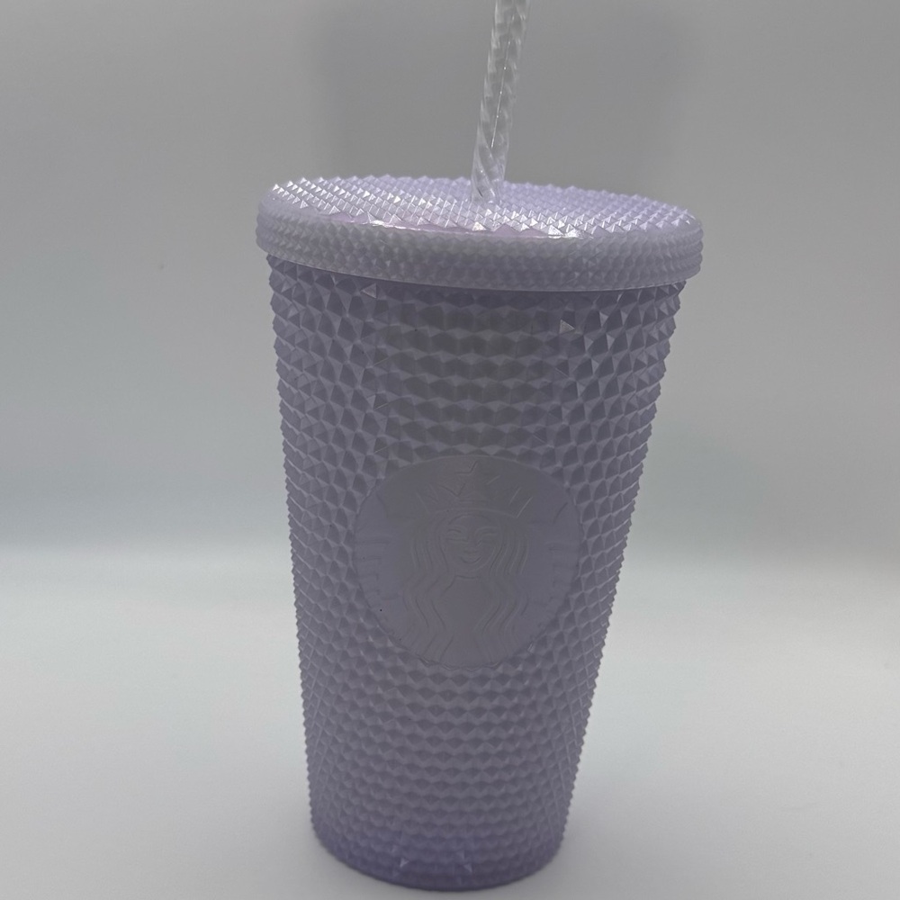Starbucks lavender Studded‎ Tumbler with Straw